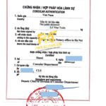 Hợp pháp hoá/ chứng nhận lãnh sự